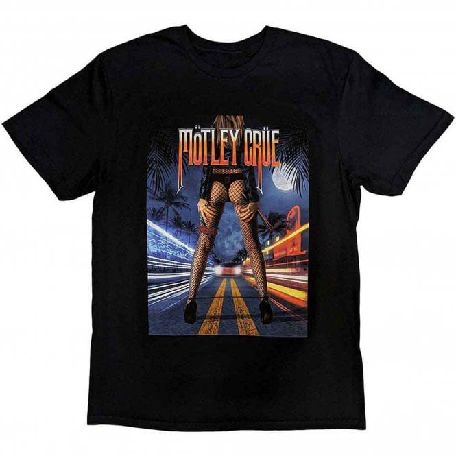 Rock Off Motley Crue Miami T Shirt in Black