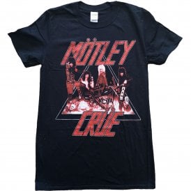 Rock Off Motley Crue Too Fast Cycle T Shirt in Black