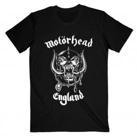 Rock Off Motorhead England T Shirt in Black