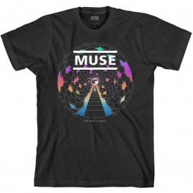Rock Off Muse Resistance Moon T Shirt in Black