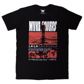 Rock Off Myke Towers La Vida T-Shirt - Black