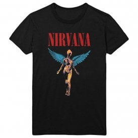 Rock Off Nirvana Angelic T Shirt in Black