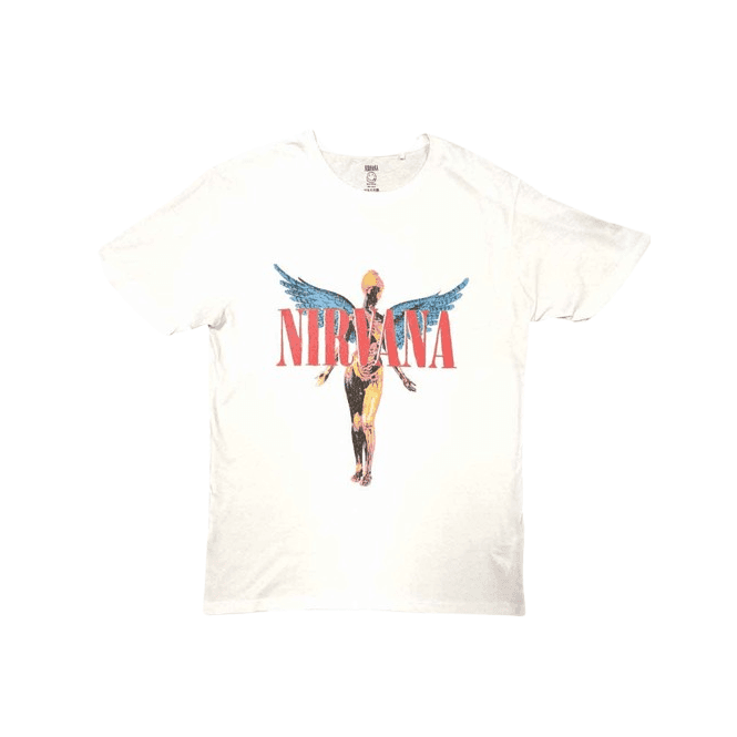 Rock Off Nirvana Angelic T Shirt White