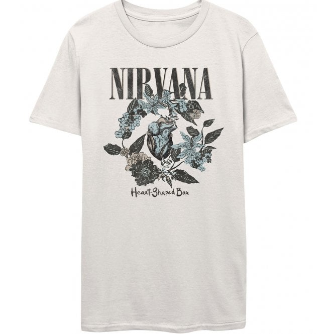 Rock Off Nirvana Heart White Dip Dye
