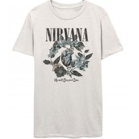 Rock Off Nirvana Heart White Dip Dye