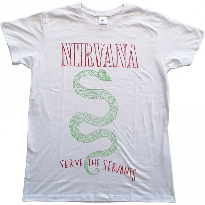 Rock Off Nirvana Serve The Servants White