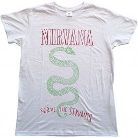 Rock Off Nirvana Serve The Servants White