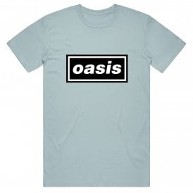 Rock Off Oasis Decc Logo T Shirt in Light Blue