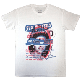 Rock Off Overlay God Save The Queen Sex Pistols in White