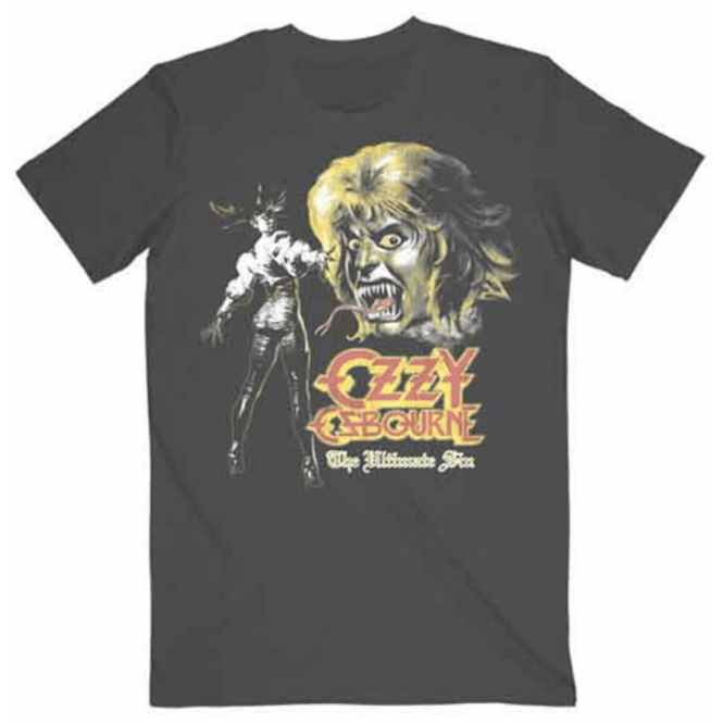 Rock Off Ozzy Osbourne Ultimate Remix T-Shirt - Charcoal Grey