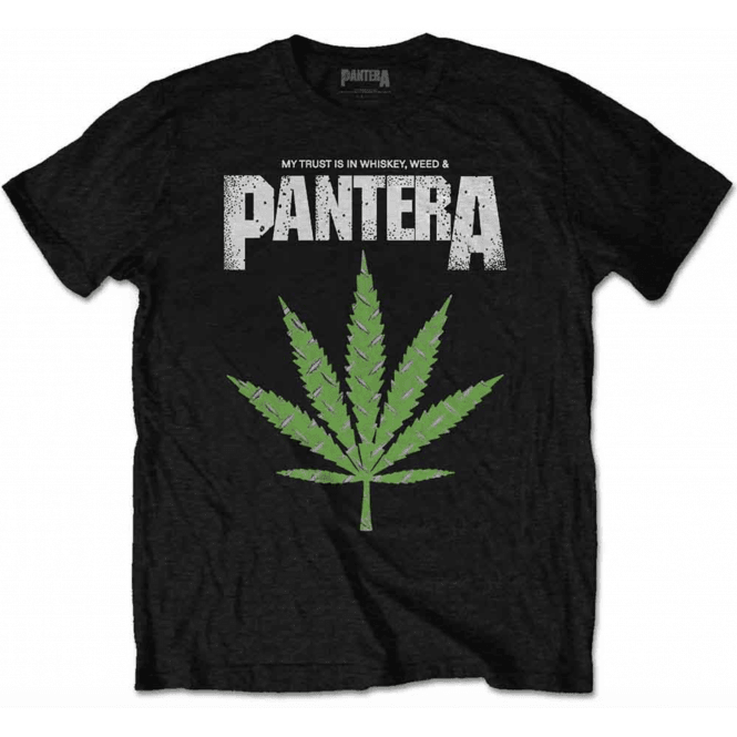 Rock Off Pantera Whiskey N Weed - Black