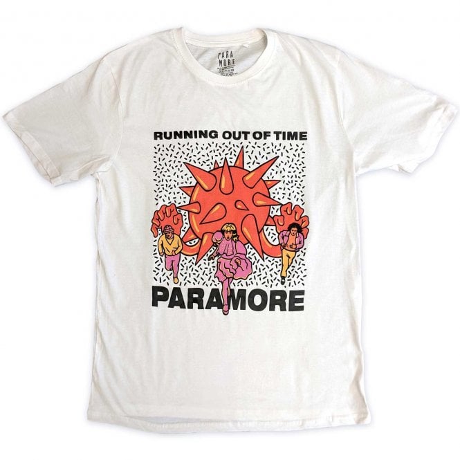 Rock Off Paramore Running Out Of Time White