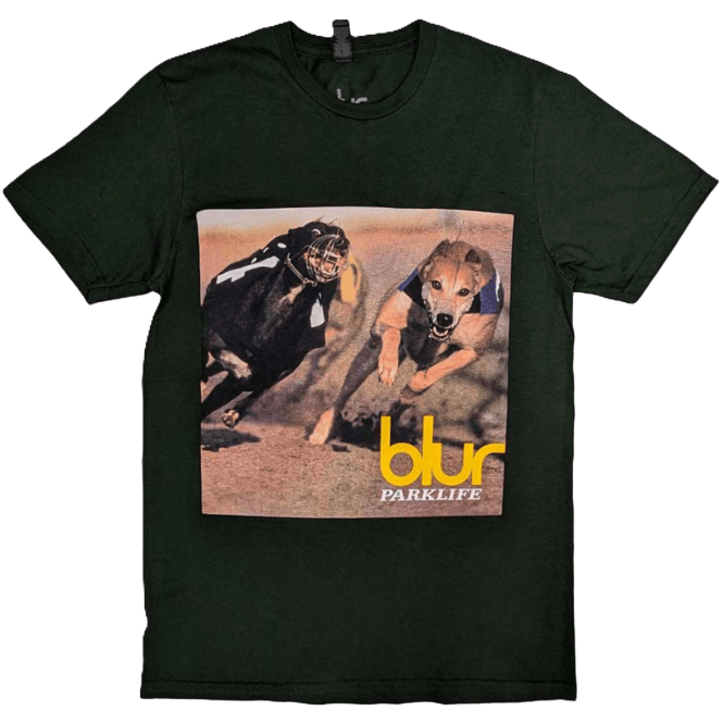 Rock Off Park Life Album Logo Blur T-shirt - Green