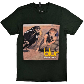 Rock Off Park Life Album Logo Blur T-shirt - Green