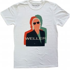 Rock Off Paul Weller Illustration Offset White
