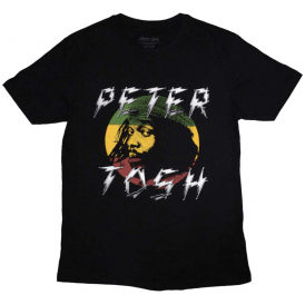 Rock Off Peter Tosh Lightning T Shirt - Black