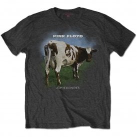 Rock Off Pink Floyd Atom Heart Mother Fade T Shirt in Charcoal