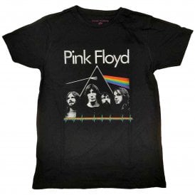 Rock Off Pink Floyd Dsotm Band And Pulse T Shirt in Black