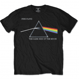 Rock Off Pink Floyd DSOTM T-shirt in Black