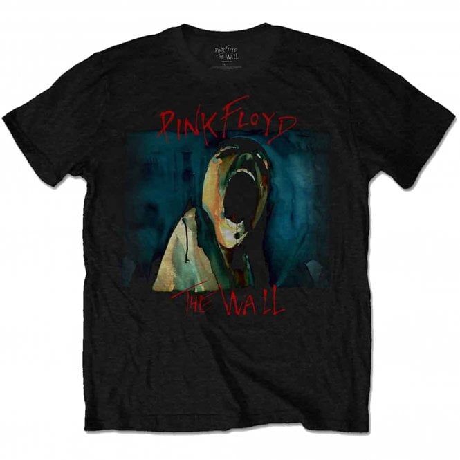 Rock Off Pink Floyd The Wall Scream T Shirt in Black