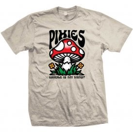 Rock Off Pixies Mushroom T Shirt in Natural