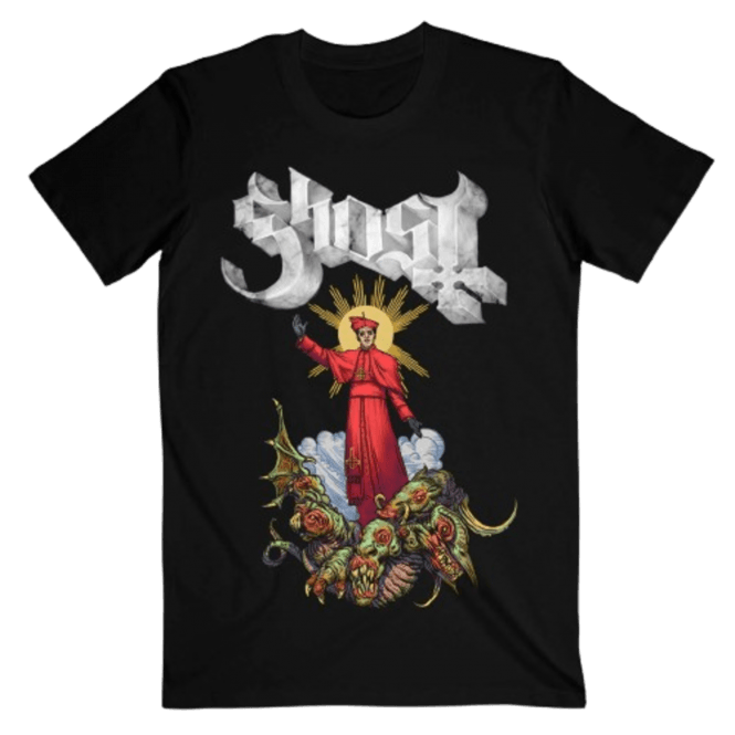 Rock Off Plaguebringer Ghost Kids T Shirt in Black