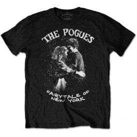 Rock Off Pogues Fairytale Of NY T Shirt in Black