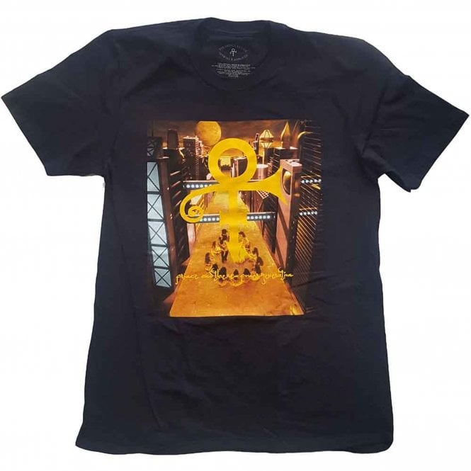 Rock Off Prince Love Symbol T Shirt in Black