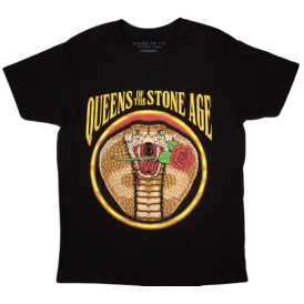 Rock Off Qotsa Cobra T Shirt Black