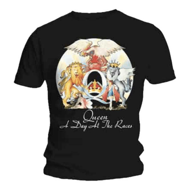Rock Off Queen A Day At The Races T Shirt in Black