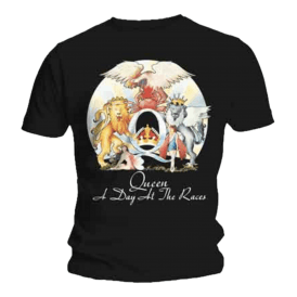 Rock Off Queen A Day At The Races T Shirt in Black