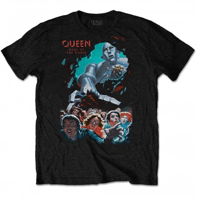 Rock Off Queen NOTW T Shirt in Black