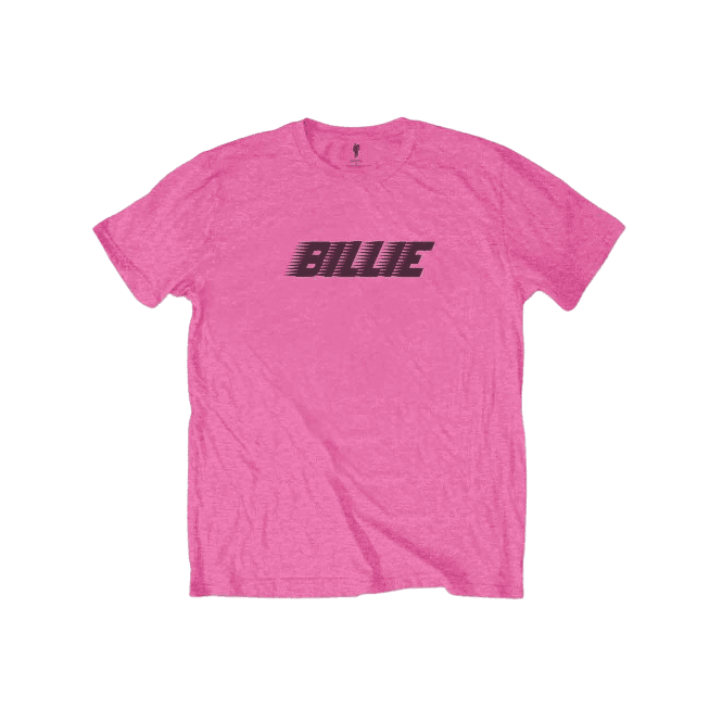 Rock Off Racer Logo Billie Eilish kids t-shirt in Pink