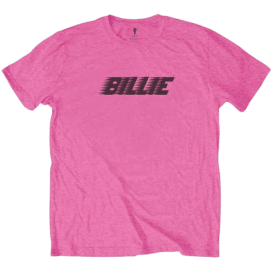 Rock Off Racer Logo Billie Eilish kids t-shirt in Pink