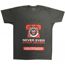 Rock Off Radiohead Never Pick It Up T Shirt in Charcoal