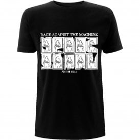 Rock Off Rage Against The Machine Post No Bills T shirt in Black
