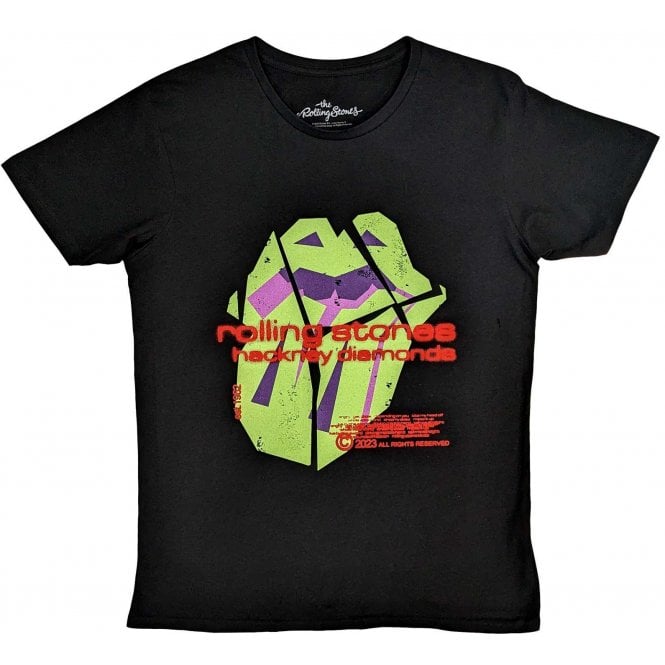 Rock Off Rolling Stones Hackney Diamonds Neon Tongue Black