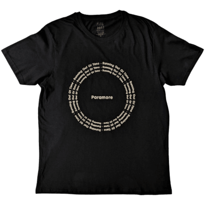 Rock Off Root Circle Paramore T Shirt in Black