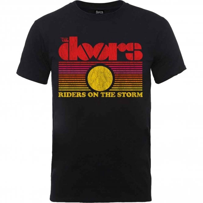 Rock Off Rots Sunset The Doors T Shirt in Black