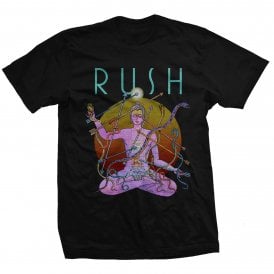 Rock Off Rush Snakes And Arrows Tour T Shirt in Black