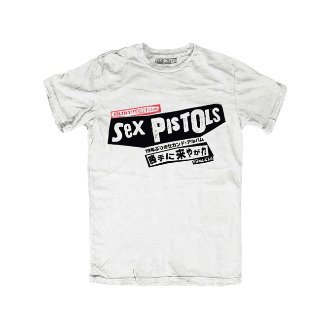 Rock Off Sex Pis Filthy Lucre Japan T Shirt White