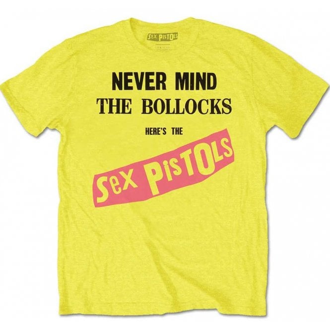 Rock Off Sex Pistols Never Mind The Bollocks T in Yellow