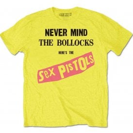 Rock Off Sex Pistols Never Mind The Bollocks T in Yellow