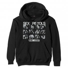 Rock Off Sex Pistols Pretty Vacant Hoody in Black