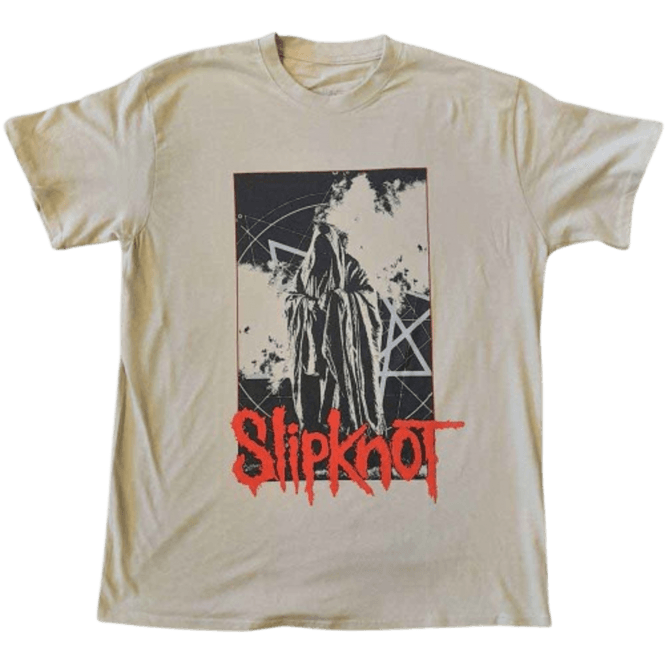 Rock Off Sid Photo Slipknot T Shirt in Sand