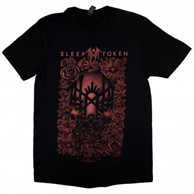 Rock Off Sleep Token Black Heart T Shirt in Black