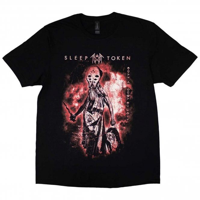 Rock Off Sleep Token The Night Belongs T Shirt in Black
