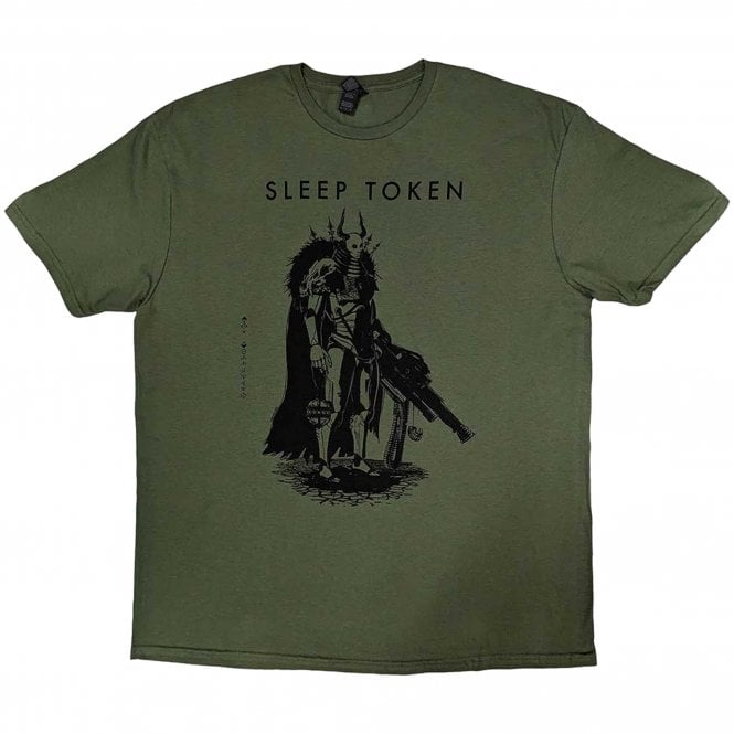 Rock Off Sleep Token The Summoning T Shirt in Green