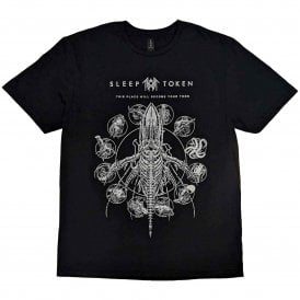 Rock Off Sleep Token Tomb Whale T Shirt in Black
