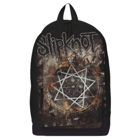 Rock Off Slipknot Pentagram Backpack - Black